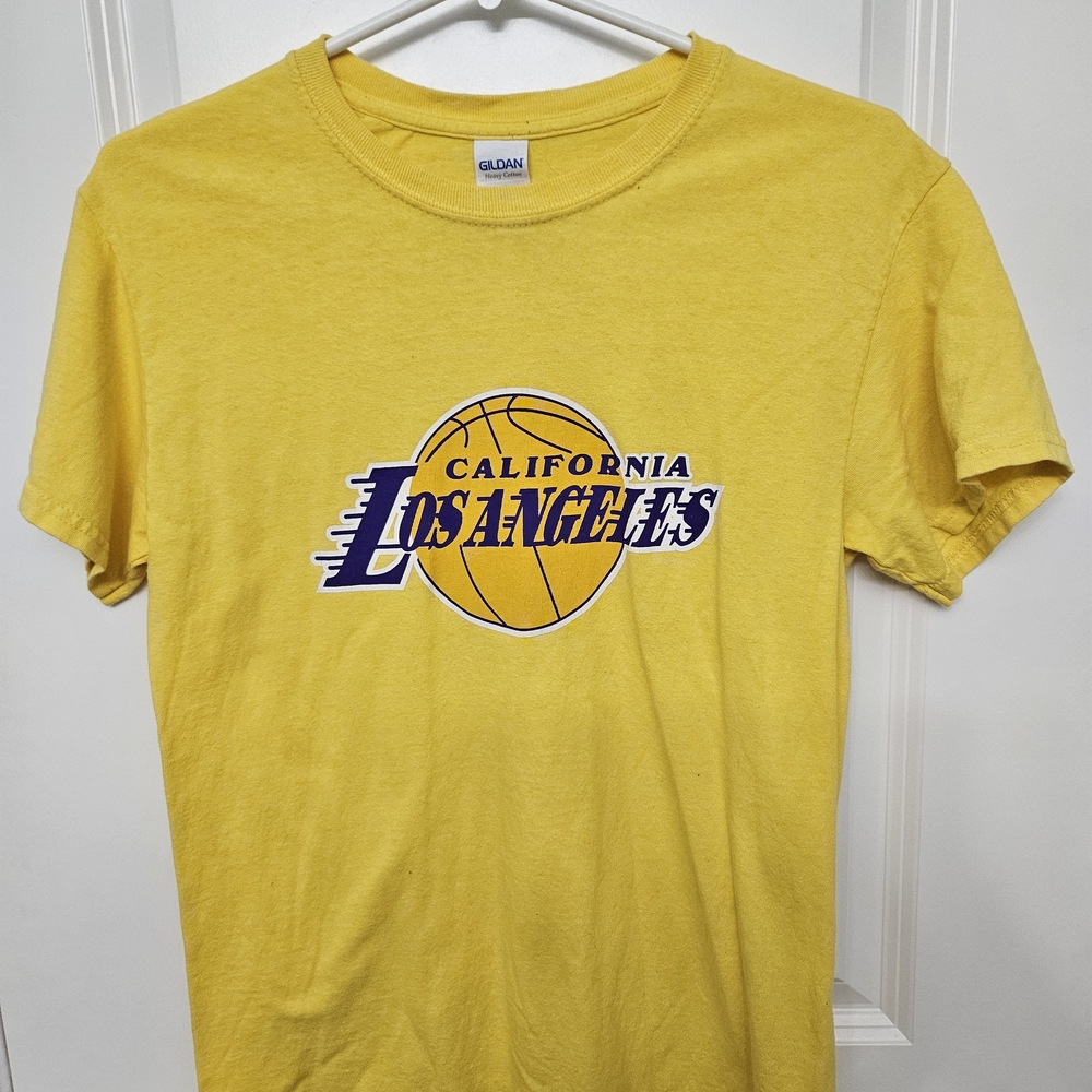 Gildan Yellow California Los Angeles T-Shirt